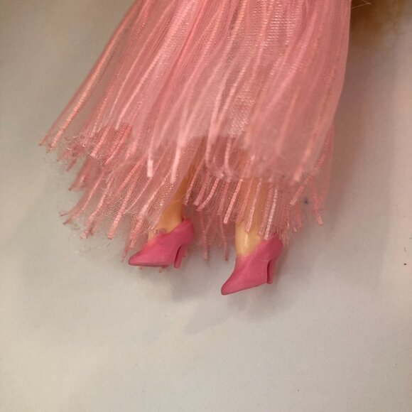 Little Girl Doll Keychain with Pink Dress - Picture 10 of 12